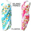 フリンジ付パレオ 大判パレオISLAND PAREO(PLU...