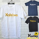 【SURF-N-SEA】Collabo【HURLEY】『ハーレー ＆サーフアンドシー』2018コラボ メンズTEE 『HALEIWA』【Hawaii】【ハワイ 雑貨】【ハワイアン】ハワイアン雑貨