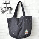 MATSUMOTO SHAVE ICE & HURLEYマツモトシェイブアイス & ハーレーコラボトートバッグHURLEY MATSUMOTO SHAVE ICE TOTE BAGHawaii ハワイ雑貨 ハワイアン(4)