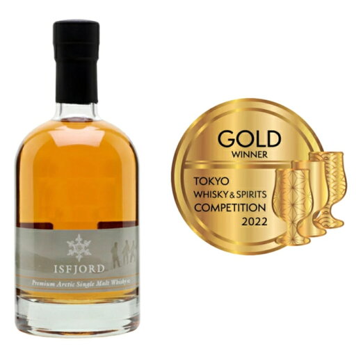 イスフィヨルドプレミアム 北極 シングルモルトウイスキー ピーテッド 500ml