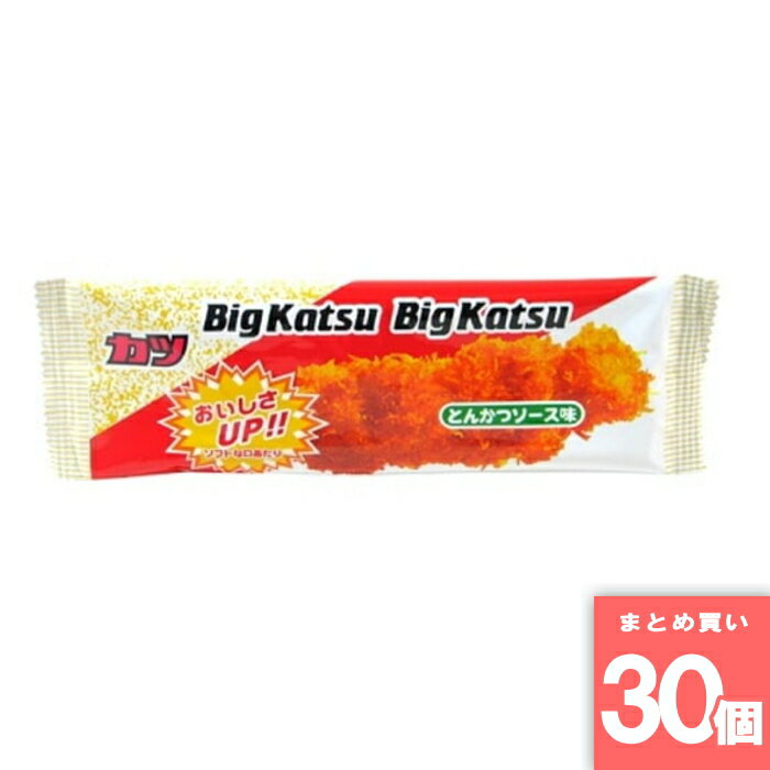 菓道 [まとめ買い]【30枚セット】菓道 ビッグカツ とんかつソース味 1枚