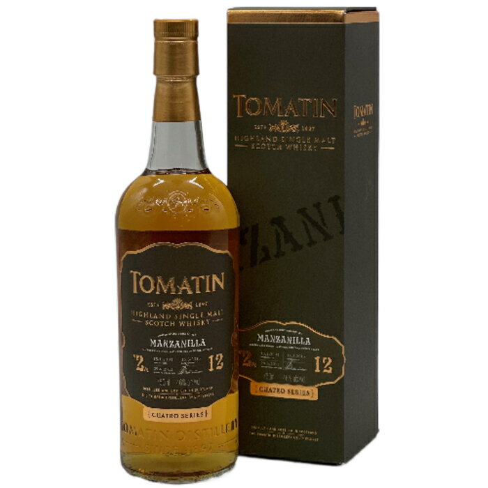 TOMATIN&nbsp;[アウトレット]限定アイテム トマーティン クワトロ ＃2 マンサニージャ・フィニッシュ 750ml 箱付
