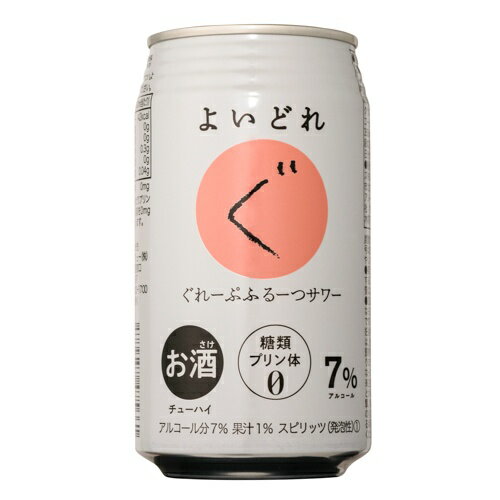 [取寄10][1箱]よいどれぐれーぷふるーつ 350ml 24本 [4589458475685]