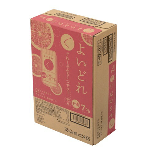 [取寄10][1箱]よいどれぐれーぷふるーつ 350ml 24本 [4589458475685]
