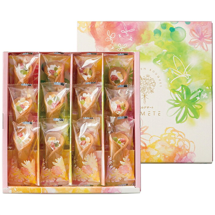 KOMETE 花束のデザート12個入 2026 ギフト 和菓子 かわいい お取り寄せ 詰め合わせ おしゃれ 3000円 送料無料 食品 [直送商品] uma-iru-10003927 うまいる サンプル画像2