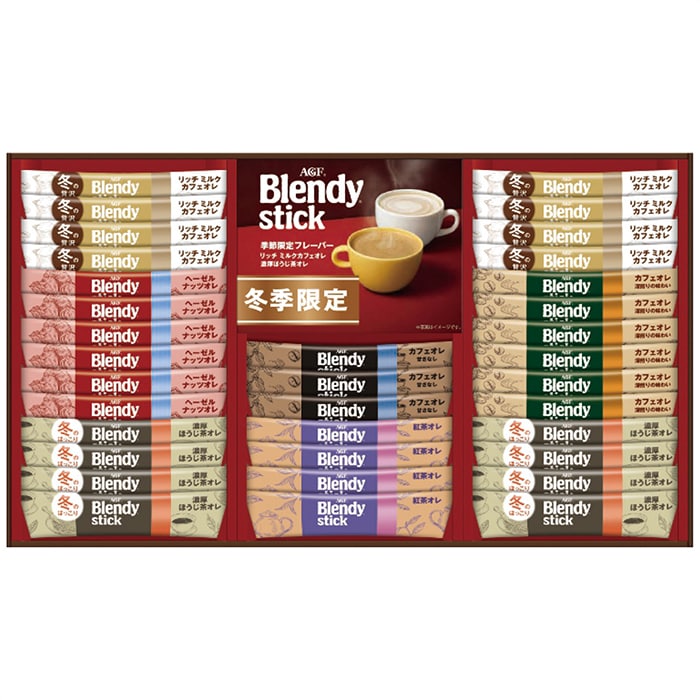 【お歳暮】 ブレンディスティック ウインターカフェオレコレクション BW-30 2025 ギフト コーヒー 珈琲 オシャレ プレゼント インスタント 4000円 送料無料 食品 [直送商品]
