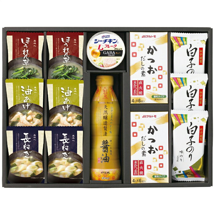 Rakuten - 美味心 和風バラエティギフト EM-COS 2026 ギフト 味噌汁 具 インスタント 和食 おかず 3000円 送料無料 食品 [直送商品]