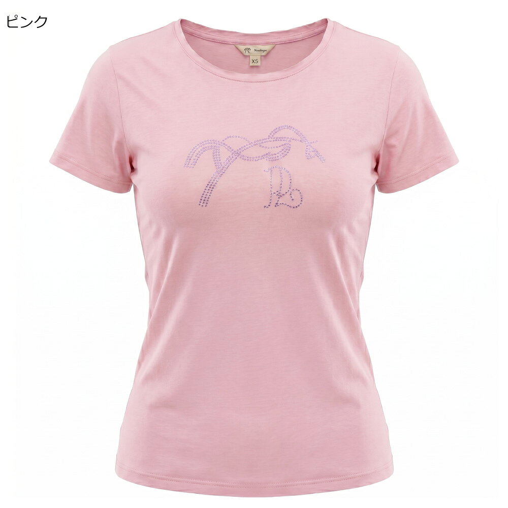 ペネロペ　Penelope　アイコニック-ラインストーン レディースTシャツ　乗馬　シャ...