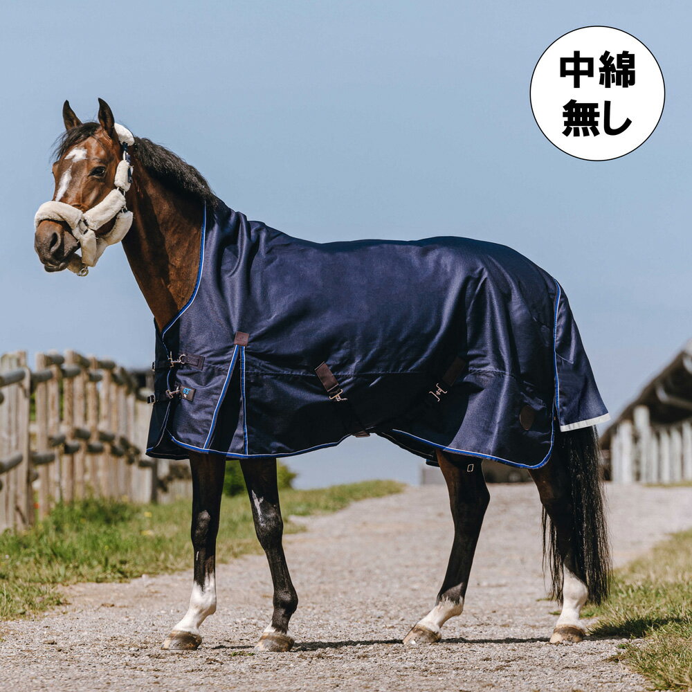 Equi-Theme ハイネッククラシックターンアウトレインシート-1200D/0g |馬着 乗馬用品 ラグ 冬用 中綿無し 放牧 厩舎 春 秋 防水 丈夫 耐...
