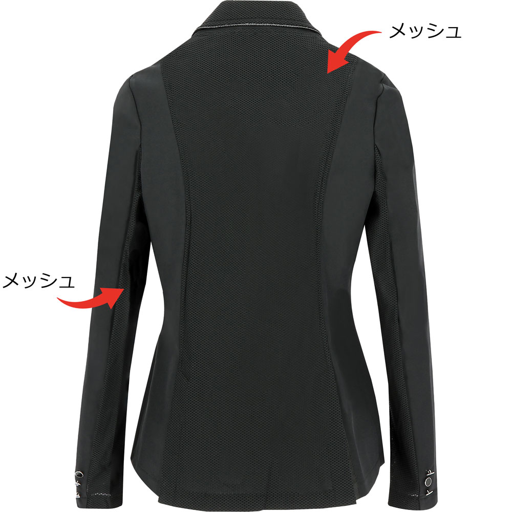 乗馬　競技用メッシュジャケット　Equi-Theme　メッシュショージャケット　オリヴ...