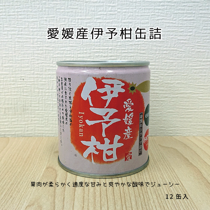 愛媛産伊予柑缶詰12個入【送料無料】のサムネイル