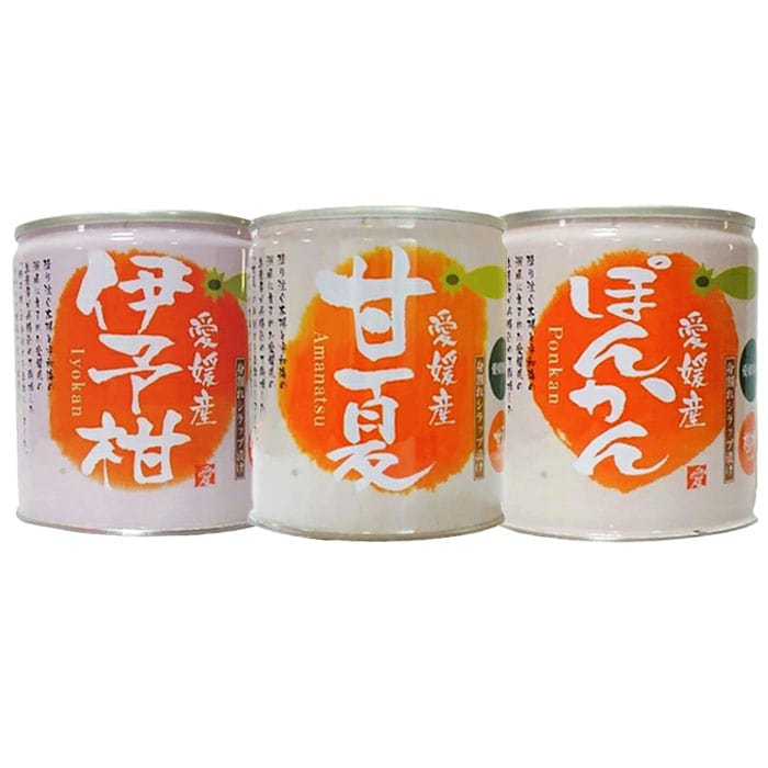 愛媛県産柑橘缶詰(伊予柑・甘夏・ぽんかん)食べ比べセット12個入【送料無料】国産 フルーツ 果物 ギフト お歳暮 お中元 お祝い プレゼント 保存食 備蓄食 詰...