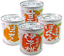 国産えひめの安全・安心なフルーツ缶詰4種セット特別価格非常食・保存食にもお得なお試しセット愛媛産 甘夏・はっさく・ぽんかん・伊予柑缶詰12個入【送料無料】【smtb-KD】