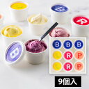 100BERRIES/ジェラート詰め合わせ9個(ブルーベリー3・雪国レモン2・パッションフルーツ2・ラズベリー2)