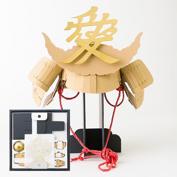 Rakuten - ダンボール製兜（かぶと）「紙組(shikumi)」直江兼続モデル