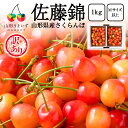 【早期割引500円OFFクーポン】訳あり さくらんぼ 佐藤錦 1kg ( Mサイズ 以上 / バラ詰め / 双子果 など ) ギフト 1キロ 山形県産 家庭用 自宅用 おうち用 サクランボ 果物 フルーツ 人気 山形県 お取り寄せ 産地直送 山形県産さくらんぼ ご家庭用 チェリー
