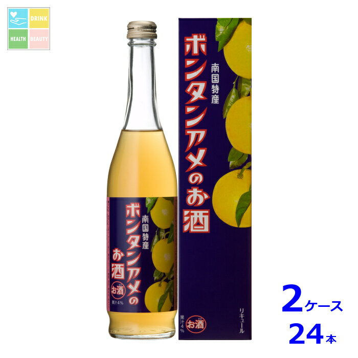 本坊酒造 ボンタンアメのお酒500ml瓶×2ケース（全24本）送料無料
