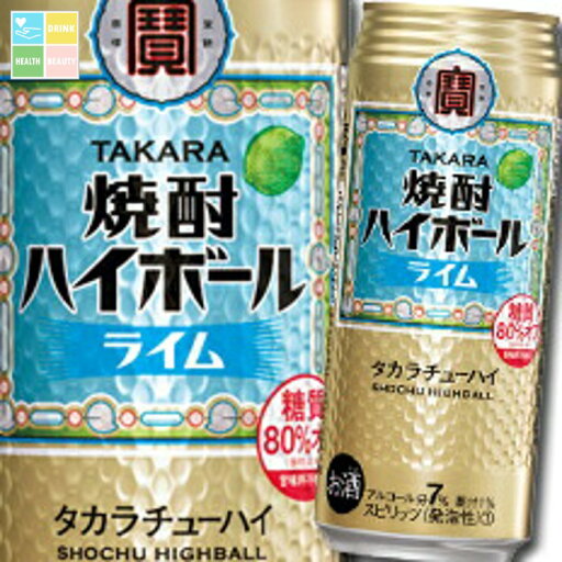 宝酒造 焼酎ハイボール ライム500ml缶×2ケース(全48本) 送料無料 宝酒造 焼酎ハイボール ライム500ml缶×2ケース(全48本) 送料無料