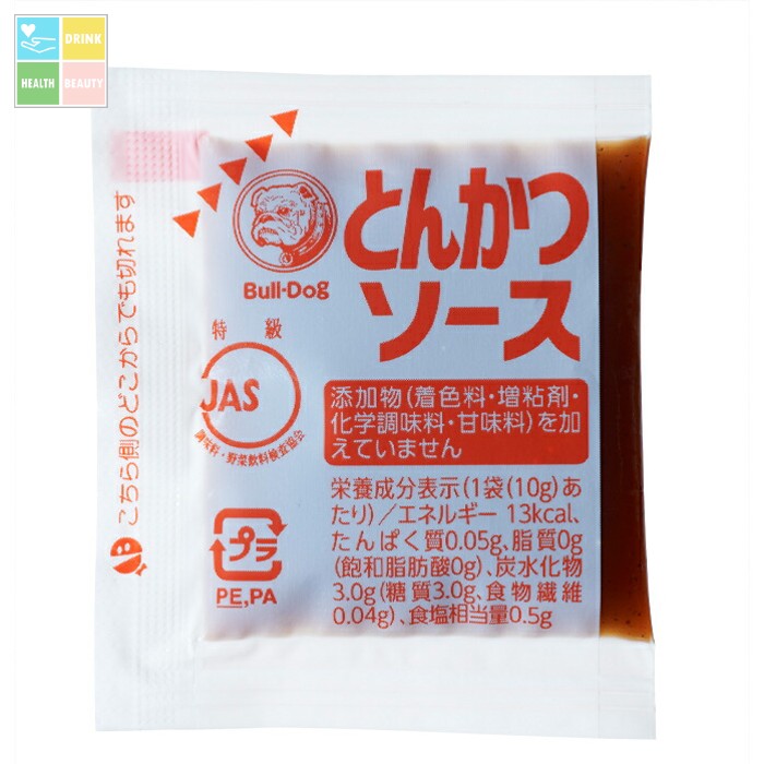 ブルドックソース ブルドック とんかつソース透明小袋（10g×100袋）×2ケース（全20本） 送料無料
