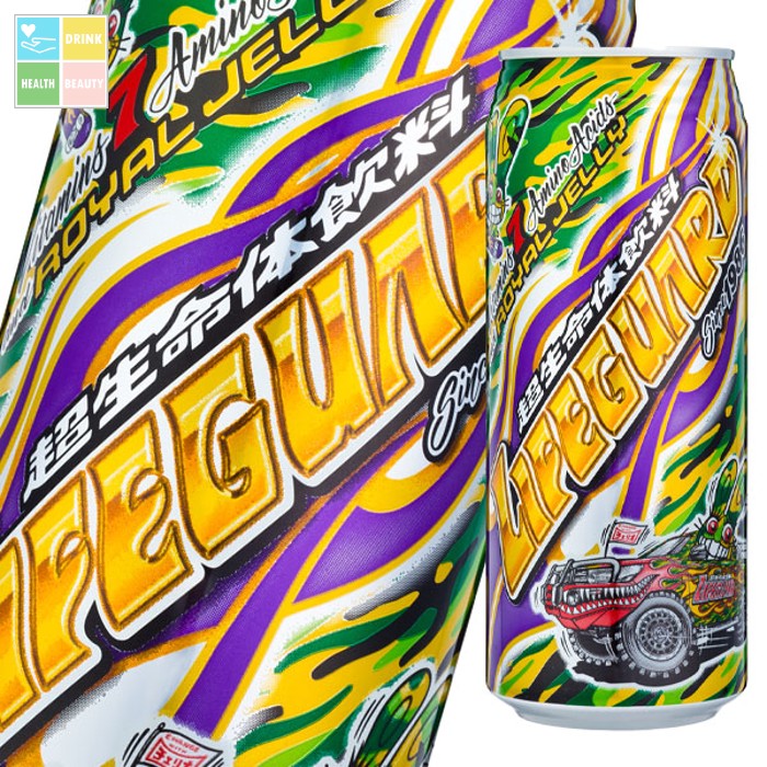 7種のビタミンと7種のアミノ酸を配合したバイオニック(超生命体)飲料です。●名称：炭酸飲料●内容量：500ml缶×1ケース（全24本）●原材料名：糖類(砂糖、果糖ぶどう糖液糖)、はちみつ、ローヤルゼリー/炭酸、酸味料、香料、V.C、保存料(安息香酸Na)、カフェイン、ナイアシン、グルタミン酸Na、パントテン酸Ca、グリシン、アスパラギン酸Na、アラニン、イソロイシン、フェニルアラニン、ヘスペリジン、V.B2、V.B6、スレオニン、V.A、葉酸●栄養成分：(100mlあたり)エネルギー：36kcal、たんぱく質：0g、脂質：0g、炭水化物：9g、ナトリウム：25mg、ビタミンC：29mg、ナイアシン：2mg、パントテン酸：0.5〜1mg、ビタミンB2：0.7mg、ビタミンB6：0.6mg、ビタミンA：90ug、葉酸：15ug、グルタミン酸Na：2mg、グリシン：1.7mg、アスパラギン酸Na：1.6mg、アラニン：1.3mg、イソロイシン：1.2mg、フェニルアラニン：1mg、スレオニン：0.6mg、ローヤルゼリー：2mg●賞味期限：（メーカー製造日より）360日●保存方法：高温・直射日光をさけて保存してください。●販売者：株式会社チェリオコーポレーション商品リニューアルなどにより、パッケージ変更や原材料等が商品ページと異なる可能性がございますが、返品・交換はお受け出来ません事、予めご了承ください。