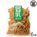 【名称】和菓子 【内容量】150g×6袋 【賞味期限】製造日より6ヶ月 【原材料】豆乳(遺伝子組み換えでない大豆)、小麦粉、砂糖、膨張剤、ごま、食塩、調味料(アミノ酸等)、植物油 【保存方法】直射日光・高温多湿を避けて保存してください。 【販売者】株式会社オリーブガーデン（沖縄県国頭郡恩納村） メーカー名 たけうち 原産国名 日本 産地直送 熊本県 商品説明 新鮮な豆乳と小麦粉・ごまを使ったヘルシーな」かりんとうです。豆乳が苦手な方にも満足いただけるくせのないまろやかな風味です。◆◇◆◇◆たけうちの食品は体によく、おいしいものばかり。平家の時代より引き継がれてきた健康食品をご紹介いたします。日本三大急流球磨川の源、九州山地のど真中、熊本県は水上村。見渡す限り山また山の九州連山、その昔、戦に敗れた平家の落武者達が隠れ住んだといわれております。世の人々と交流できないがため、生き残る術として、数々の保存食が作られ、そして今に伝えられました。これを広く世界の人々に味わってもらうべく現代風にアレンジし、昭和50年加工工場を設立。只今全国に販路展開中です。宅急便：常温着日指定：〇可能 ギフト：×不可 ※生産者より産地直送のため、他商品と同梱できません。※納品書・領収書は同梱できません。　領収書発行は注文履歴ページから行えます。 記載のない地域は送料無料（送料は個数分で発生します） こちらの商品は一部地域で別途送料のお支払いが発生します。「注文確定後の注文履歴」や当店の件名に[重要]とあるメールでご確認ください。 ＋1,565円 北海道 ＋440円 沖縄 配送不可 離島 ※「配送不可」地域へのご注文はキャンセルとなります。 ※大量注文をご検討のお客様は、ご注文前にお問い合わせください。