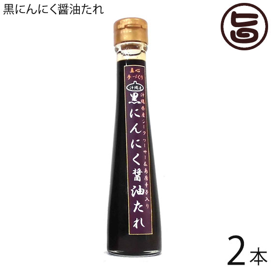 テクノグリーン 黒にんにく醤油たれ 120ml×2本 沖縄 健康管理 調味料 人気 シークワーサー