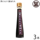 テクノグリーン 黒にんにく醤油たれ 120ml×3本 沖縄 健康管理 調味料 人気 シークワーサー
