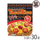 オキハム タコライス 3袋入り 30袋 沖縄 定番 土産 人気 タコライスの素 タコスミート ホットソース付き