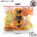 サン食品 沖縄そば(ロング麺) 1食(180g) ×10袋 沖縄 定番 土産 人気 郷土料理 ゆで麺