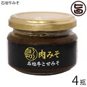 南風堂 島肉みそ 石垣牛と甘みそ 110g×4瓶