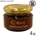 南風堂 島肉みそ 宮古牛とにんにくみそ 110g×4瓶