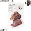 早川ジビエ 犬猫用 鹿肉カット生 300g×1P 無香料 無添加 山梨ジビエ認証