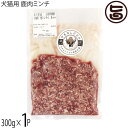早川ジビエ 犬猫用 鹿肉ミンチ 300g×1P 無香料 無添加 山梨ジビエ認証