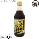 沖縄特産販売 シークヮーサーの村 500ml×6本