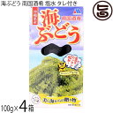 メックインターナショナル 南国酒肴 海ぶどう タレ付き 100g×4箱 沖縄県産