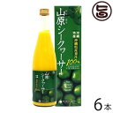 山原シークヮーサー 720ml×6本 沖縄 人気 土産 南国フルーツ ドリンク シークワーサー 原液 ...