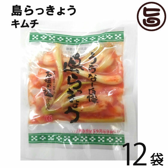 沖縄県産 島らっきょうキムチ 50g 12袋 でいごフーズ 沖縄県産 おすすめ イチオシ おつまみ