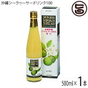 オキハム オキナワ シークヮーサージュース100%果汁 500ml×1本 沖縄 土産 南国フルーツ シークワーサー ノビレチン