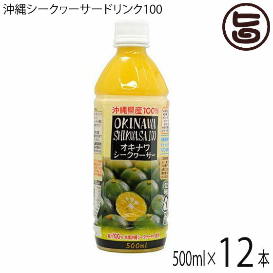 オキハム オキナワ シークヮーサー 100 500ml×12本 沖縄 土産 南国フルーツ シークワーサー ノビレチン