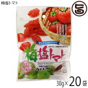 梅塩トマト 30g×20P 沖縄美健販売 ドライトマト 人気 お土産沖縄のミネラルたっぷり塩・ぬちまーすと紀州梅を使用