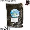 つけん島モズク事業協同組合 沖縄つけん島産 塩もずく 1kg×24袋 沖縄 海藻 フコイダン豊富