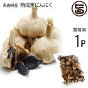 熟成黒にんにく 青森産 500g×1P 松山ハーブ農園 業務用 黒ニンニク 国産 青森産 フルーツにんにく 奇跡の健康食品
