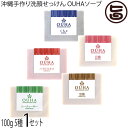 みなしょう 沖縄生まれの無添加手作りせっけん 5種 各100g×1セット くちゃ ハイビスカス 黒糖 シークヮーサー 月桃