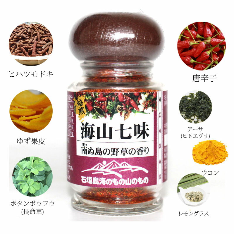 海のもの山のもの 海山七味 瓶入り 20g×20瓶 沖縄 土産 沖縄土産 送料無料