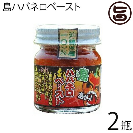 【名称】ハバネロペースト 【内容量】40g×2瓶 【賞味期限】 製造日より約1年 【原材料】ハバネロ、泡盛（米、黒麹）、塩 【保存方法】直射日光・高温多湿を避けて保存してください。開封後は冷蔵庫に保存し、お早めにお召し上がりください。 【お召上がり方】●炒め物、中華料理、スープなどにお好みの量をどうぞ！焼き鳥、串焼き等の他、煮物、鍋物にも。またマヨネーズやドレッシングに合わせるのもオススメです。※激辛ですので、お召し上がりの際は十分にお気をつけください。●小辛・・・小さじ1杯（ハバネロ初心者の方へ。ピリリッとくる辛さがたまらない！）●中辛・・・小さじ3杯（ハバネロ上級者の方へ。この辛い刺激がたまらない！）●大辛・・・小さじ5杯（未知の世界への挑戦！ハバネロが病みつき！）【JANコード】4990460100449 【販売者】株式会社オリーブガーデン（沖縄県国頭郡恩納村） メーカー名 渡具知 原産国名 日本 産地直送 沖縄県 商品説明 果実そのままの超激辛!　島ハバネロペースト！世界一辛いとされるハバネロが沖縄県本島北部にて無農薬栽培され『島ハバネロ』として誕生! ハバネロを種まで丸ごとすり潰し、『泡盛』と『島塩(シママース)』　でペースト状に仕上げました。ハバネロそのままの辛さをご堪能いただけます。 島ハバネロペーストに使用するハバネロの実は、契約農家といっしょに無農薬で栽培しているので、安心安全です。レターパックプラス便で配送予定です着日指定：×不可 ギフト：×不可 ※生産者より産地直送のため、他商品と同梱できません。※納品書・領収書は同梱できません。　領収書発行は注文履歴ページから行えます。 こちらの商品は全国送料無料です