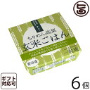 ギフト箱入り 一粒庵 ちりめん高菜玄米ごはん 125g×6個入りギフト 佐賀県唐津産 特別栽培米 夢しずく 大分県産のちりめん 醤油漬け高菜 玄米