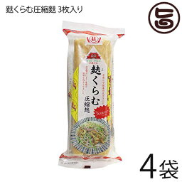 かりゆし製麩 沖縄の味 麩くらむ圧縮麩 3枚入り×4袋 1/4圧縮スライスタイプ 直下焼 沖縄の味 沖縄 土産 郷土 おかず