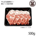 フレッシュミートがなは やんばる島豚あぐー ≪黒豚≫ 肩ロース 焼き肉用 500g 沖縄 土産 アグー 貴重 肉