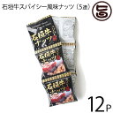 【名称】豆菓子 【内容量】80g(16g×5袋)×12セット (5連タイプ) 【賞味期限】製造日より180日※未開封時 【原材料】落花生、寒梅粉、砂糖、水飴、小麦粉、澱粉、黒コショー、食塩、デキストリン、酵母エキス、しょうゆ、ポークエキス、牛肉(石垣牛）パウダー、ヒハツ、ガーリックパウダー、乳糖、植物油脂/膨張剤、調味料（アミノ酸等）、酸味料、香料（原材料の一部に落花生、乳成分、卵、大豆、小麦、牛肉、豚肉を含む） 【保存方法】直射日光、高温多湿を避け常温で保存してください。 【お召上がり方】言わずと知れた沖縄土産の定番商品。そのままスナックとしてお召し上がりください。ビールのおつまみとしても最高です。【栄養成分表示】1袋16gあたり：エネルギー86.4kcal、たんぱく質3.0g、脂質5.2g、炭水化物7.0g、食塩相当量0.3g【JANコード】4535572117307 【販売者】株式会社オリーブガーデン（沖縄県国頭郡恩納村） メーカー名 沖縄パイオニアフーズ 原産国名 日本 産地直送 沖縄県 商品説明 おやつに！お酒のお供に！石垣島の恵まれた気候で育成された「石垣牛」の風味をスパイシーに仕上げたナッツです。 安全上のお知らせ 開封後は、賞味期限にかかわらず、早い目にお召し上がりください。美味しく頂けます。宅急便：常温着日指定：〇可能 ギフト：×不可 ※生産者より産地直送のため、他商品と同梱できません。※納品書・領収書は同梱できません。　領収書発行は注文履歴ページから行えます。 こちらの商品は全国送料無料です