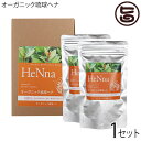 オーガニック琉球ヘナ 粉末 1箱+2P スターターキット付セット 白髪染め 染毛料 国産 沖縄 土産 沖縄土産 有機